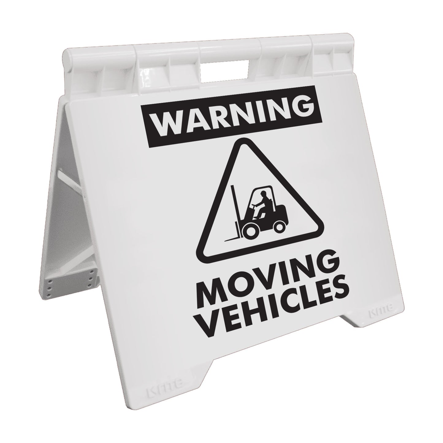 Warning Moving Vehicles - Evarite A-Frame Sign