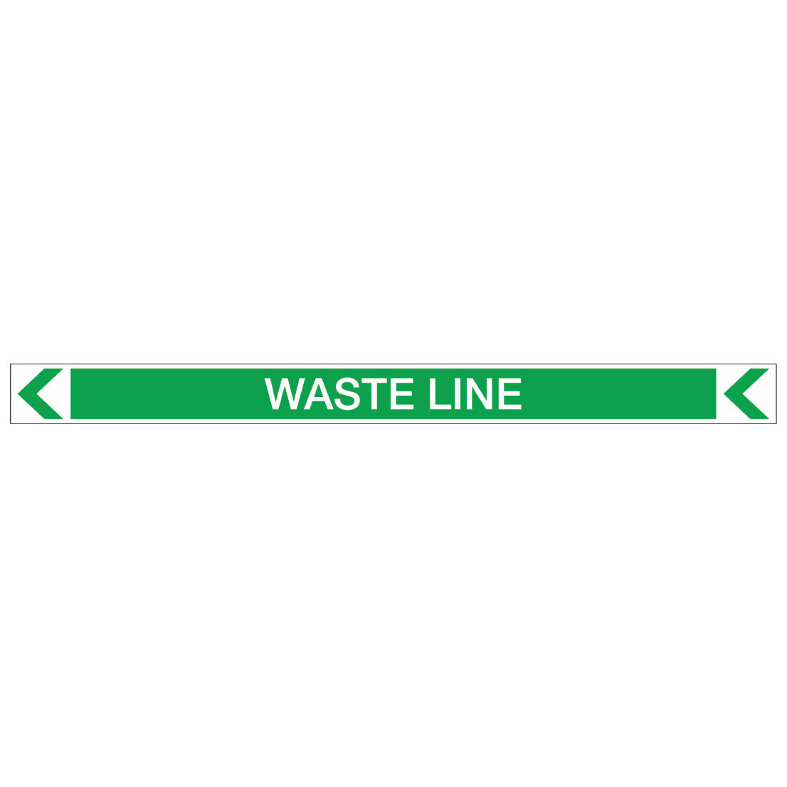 Pool/Spa - Waste Line (Left) - Pipe Marker Sticker