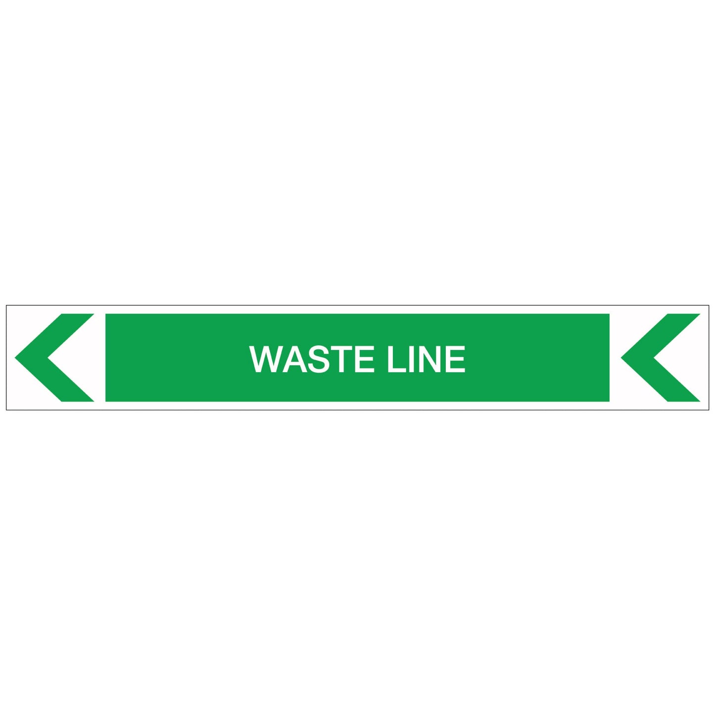 Pool/Spa - Waste Line (Left) - Pipe Marker Sticker