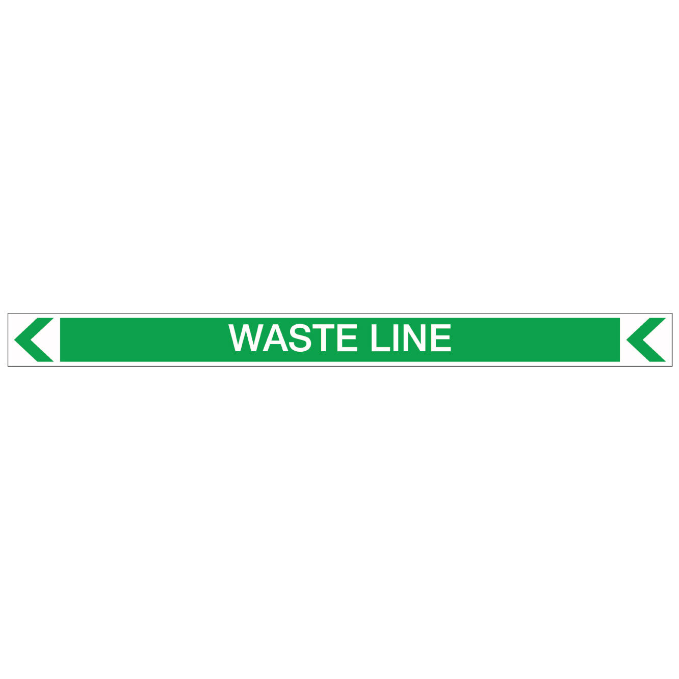 Pool/Spa - Waste Line (Left) - Pipe Marker Sticker