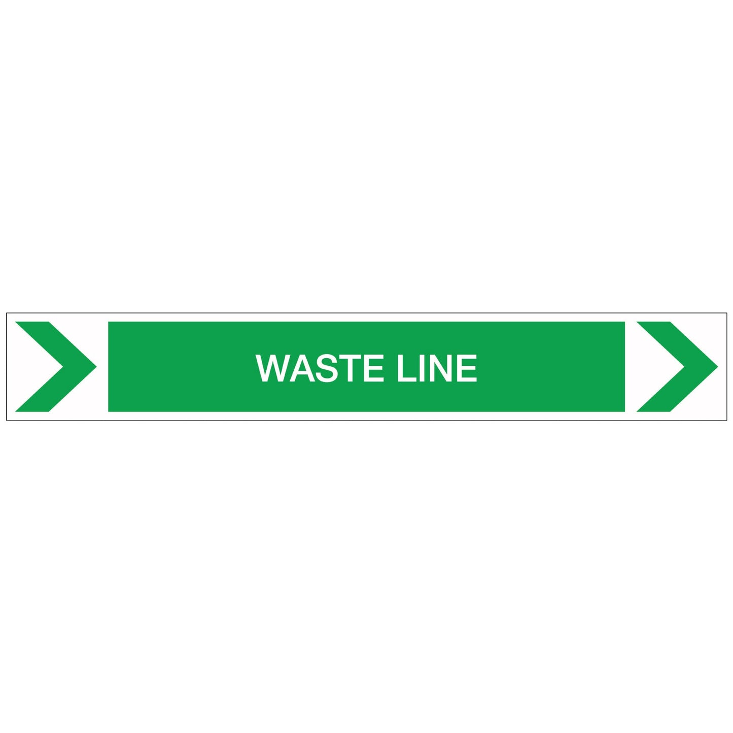 Pool/Spa - Waste Line (Right) - Pipe Marker Sticker