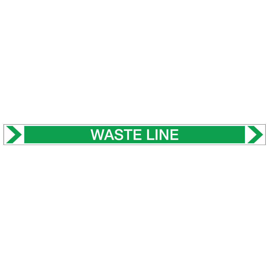 Pool/Spa - Waste Line (Right) - Pipe Marker Sticker