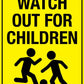 Watch For Children Wheelie Bin Sticker