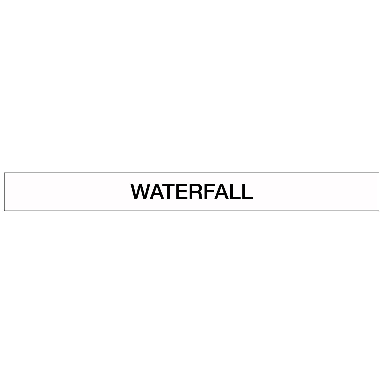 Pool/Spa - Waterfall - Pipe Marker Sticker