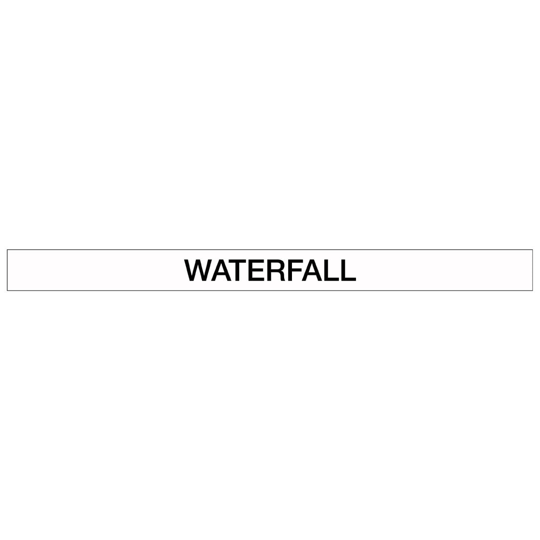 Pool/Spa - Waterfall - Pipe Marker Sticker