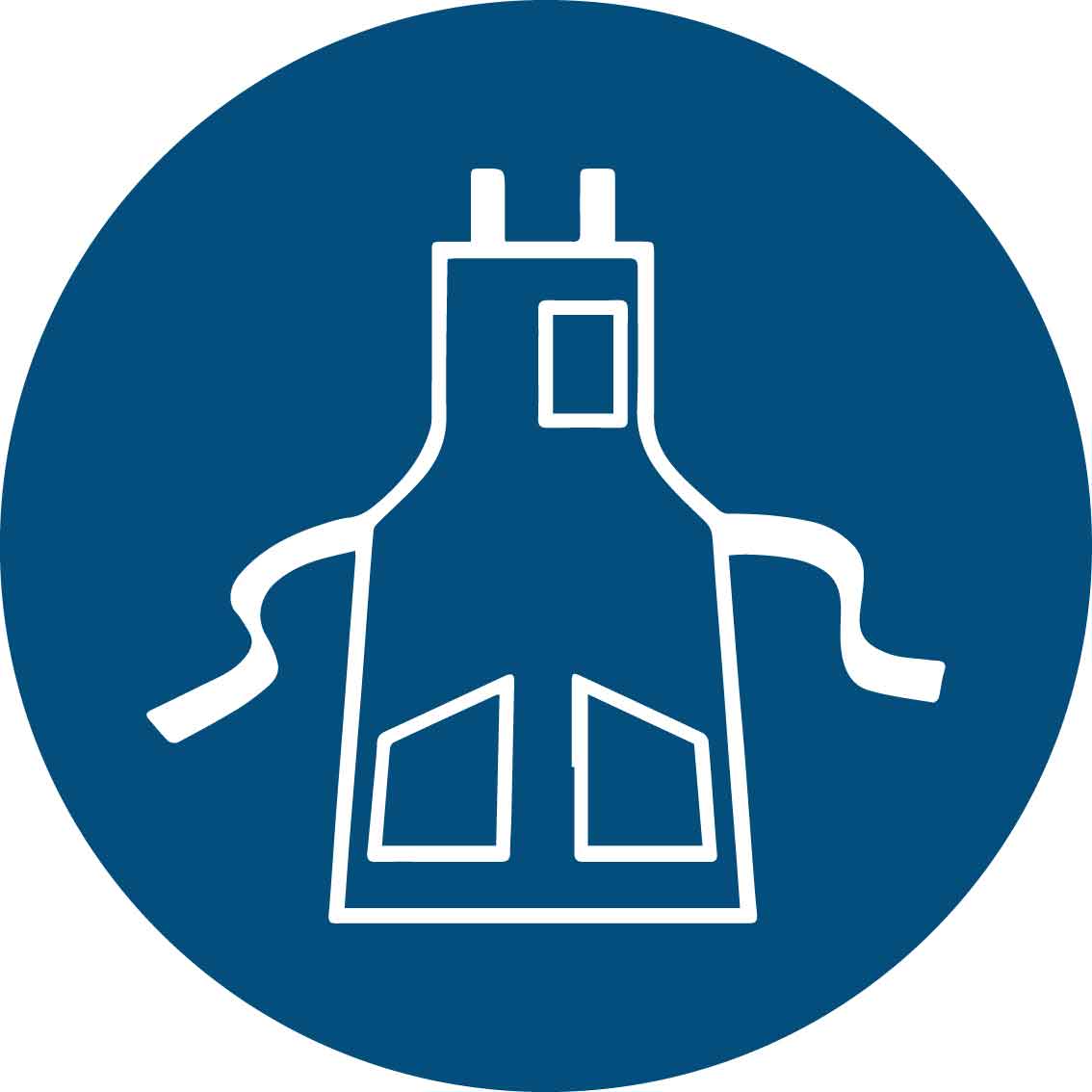 Wear Safety Apron Decal