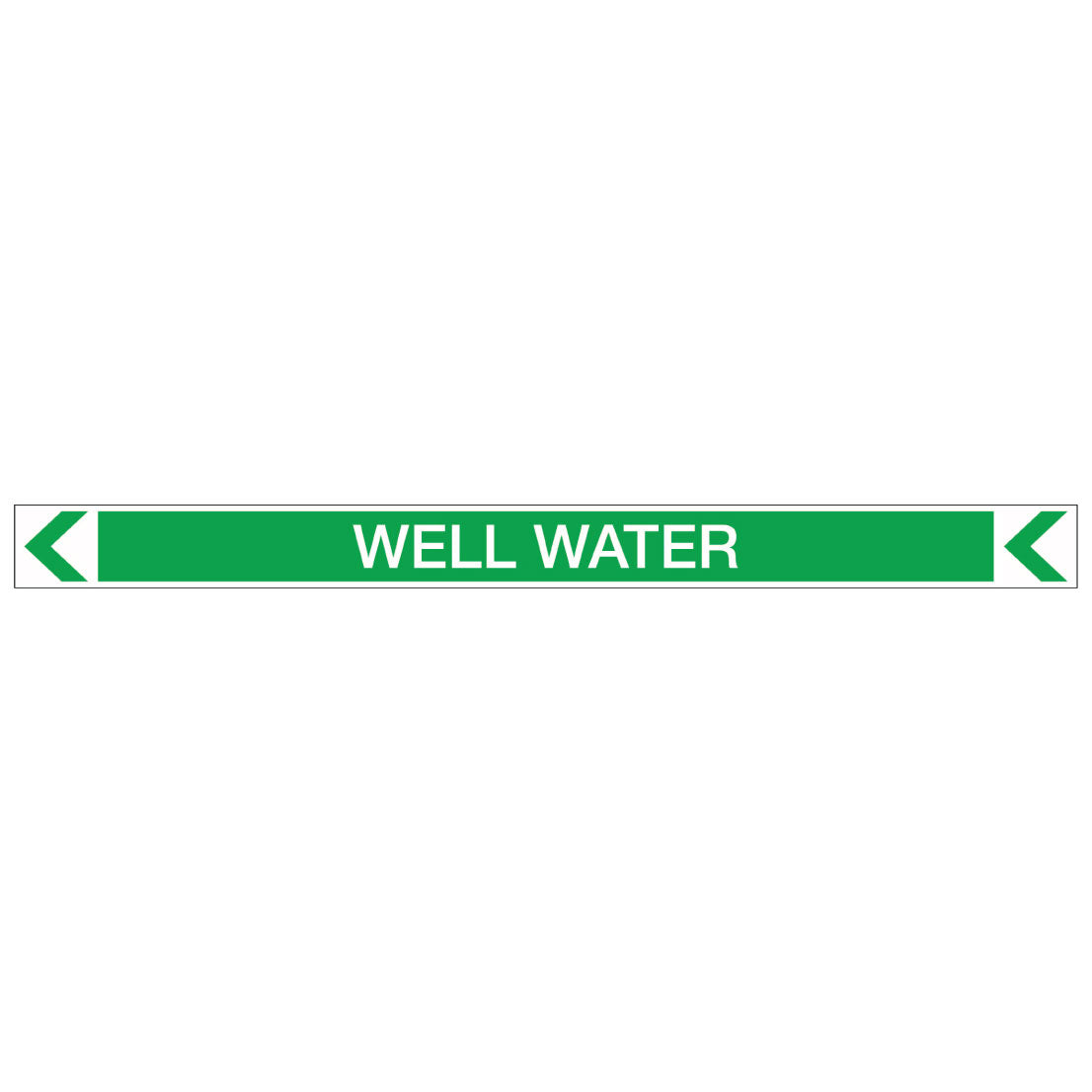 Pool/Spa - Well Water (Left) - Pipe Marker Sticker – New Signs