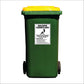 Magpie Territory Wheelie Bin Sticker