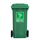 Standard Green Waste Wheelie Bin Stickers