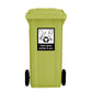 Recycle Clear Glass Bottles & Jars Wheelie Bin Stickers