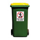 Don't Walk On Grass Wheelie Bin Sticker