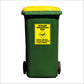 Beware Swooping Bird Wheelie Bin Sticker