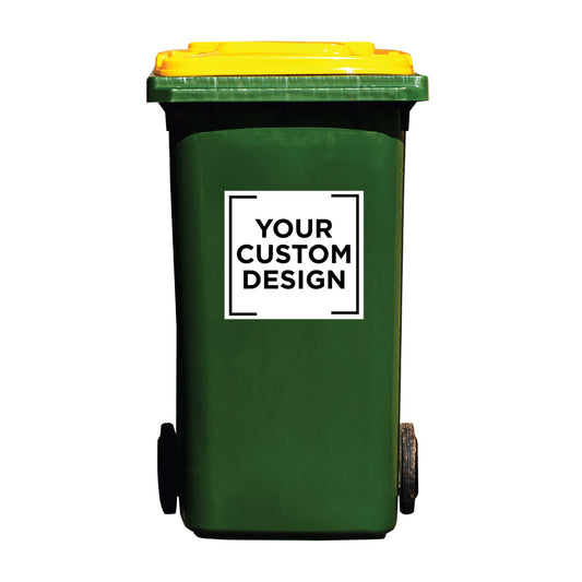 Custom Design Wheelie Bin Stickers