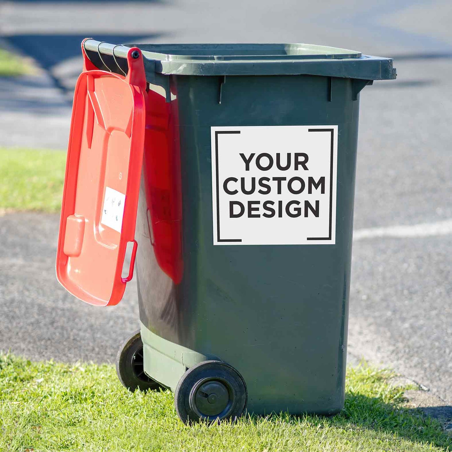 Custom Design Wheelie Bin Stickers