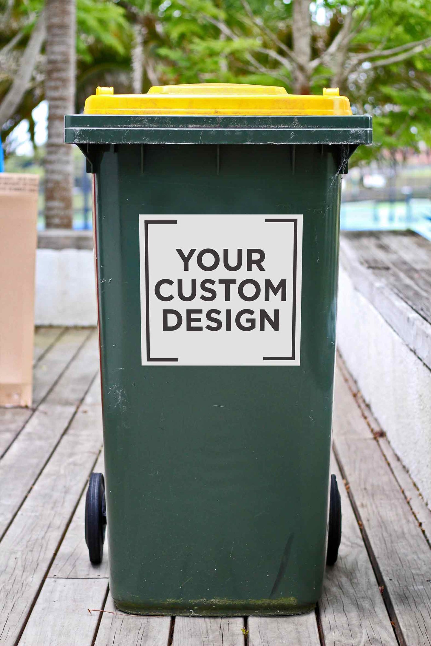 Custom Design Wheelie Bin Stickers