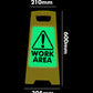 Glow In The Dark - Yellow A-Frame - Work Area