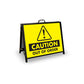 A - Frame Landscape Black - Caution Out Of Order Corflute Inserts - New Signs