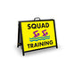 A - Frame Landscape Black - Squad Training Corflute Inserts - New Signs