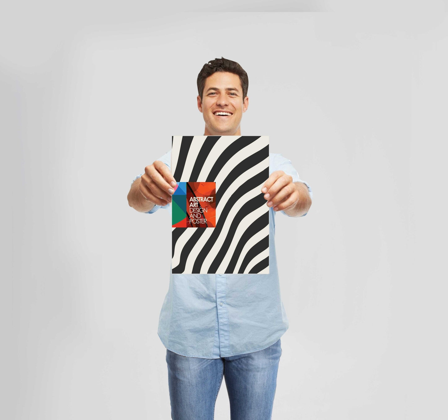 Abstract Black and White Zebra Poster Wall Art Prints - New Signs