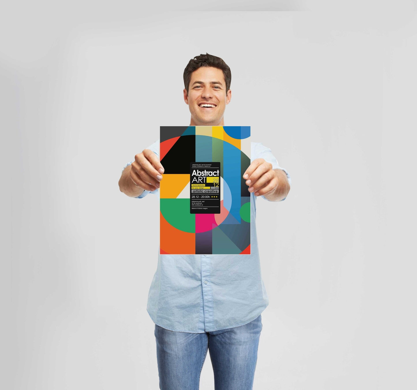 Abstract Colourful Poster Wall Art Prints - New Signs