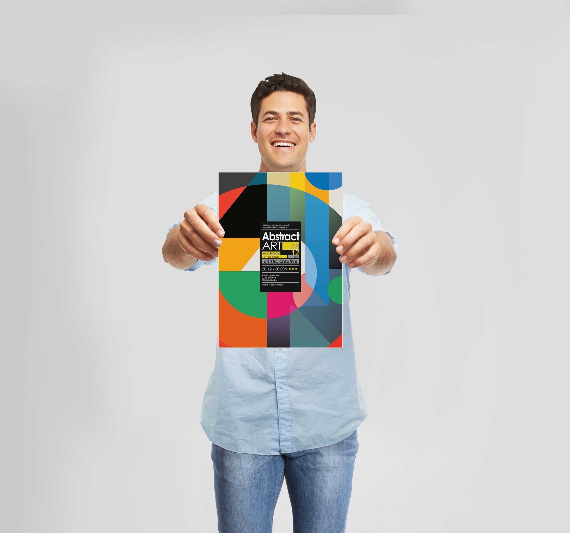 Abstract Colourful Poster Wall Art Prints - New Signs