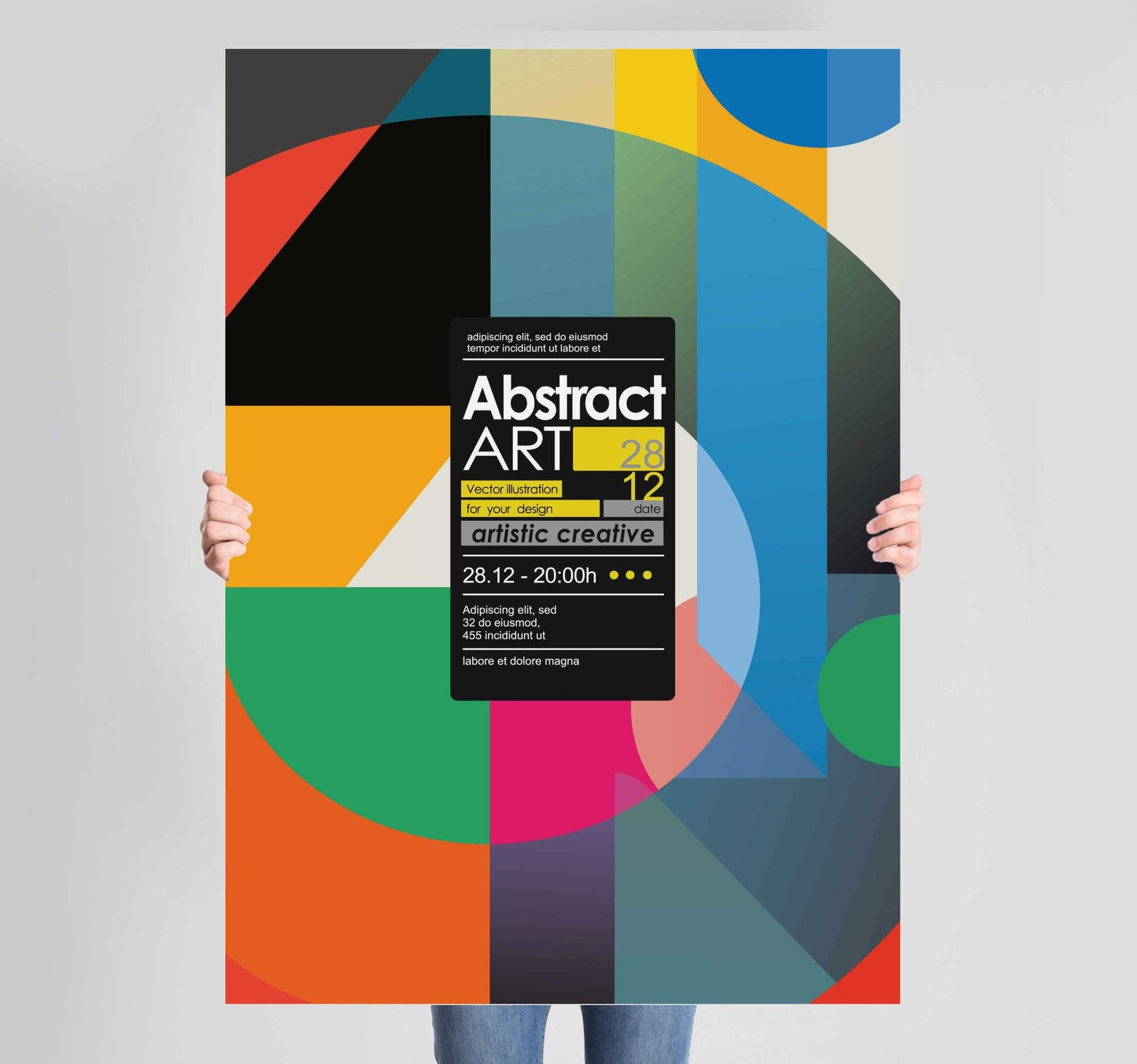 Abstract Colourful Poster Wall Art Prints - New Signs