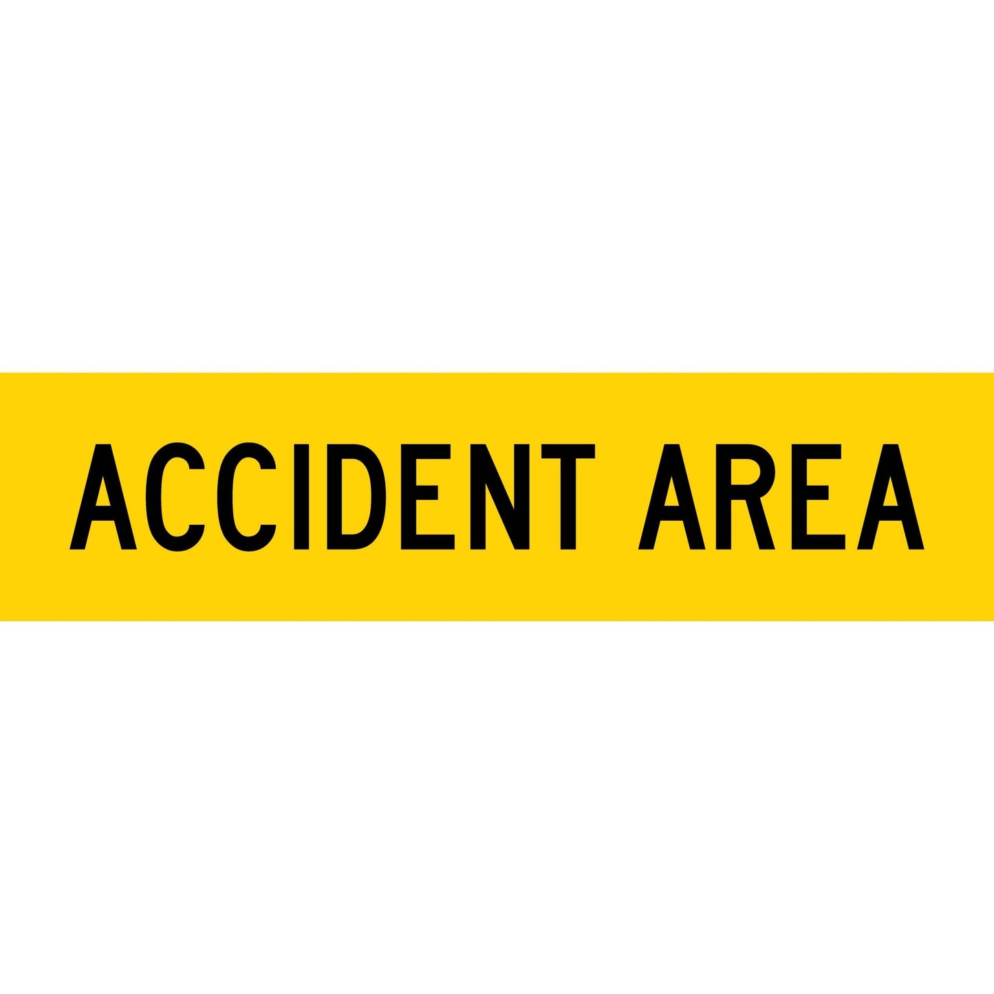 Accident Area Long Skinny Multi Message Traffic Sign - New Signs