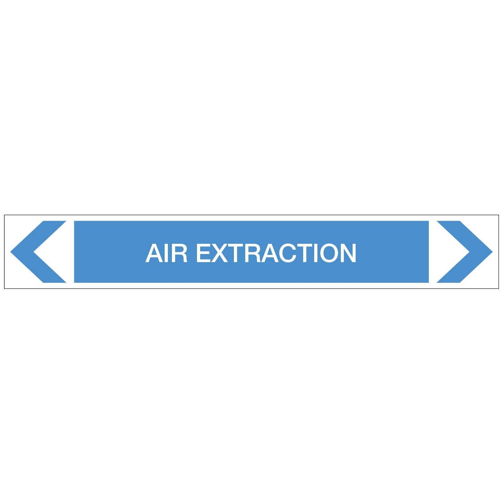 Air - Air Extraction - Pipe Marker Sticker - New Signs