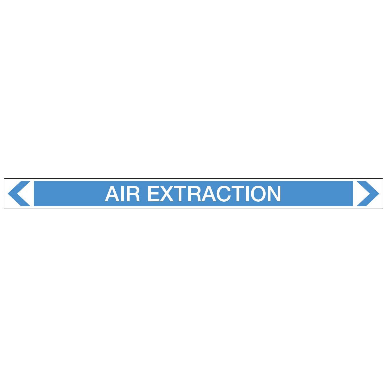 Air - Air Extraction - Pipe Marker Sticker - New Signs
