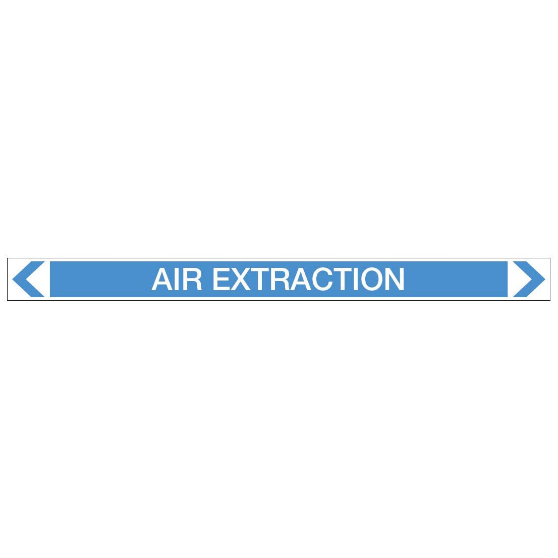 Air - Air Extraction - Pipe Marker Sticker - New Signs