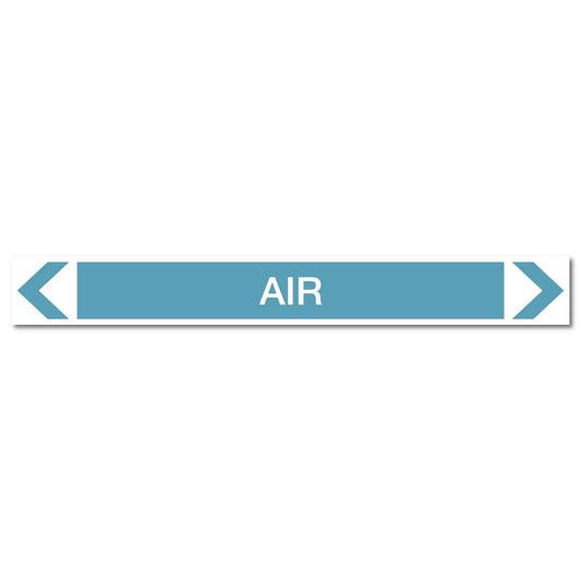 Air - Air - Pipe Marker Sticker - New Signs