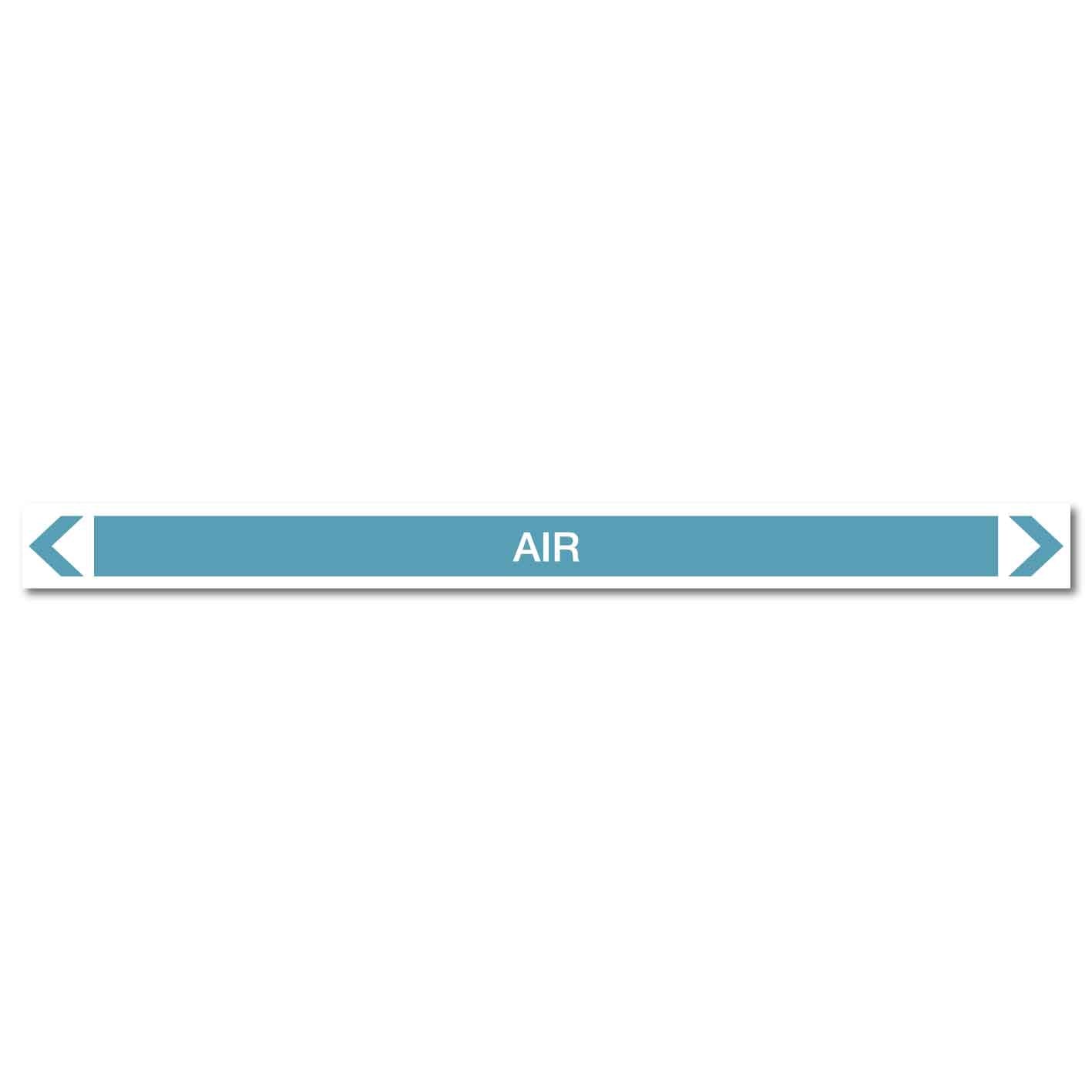Air - Air - Pipe Marker Sticker - New Signs