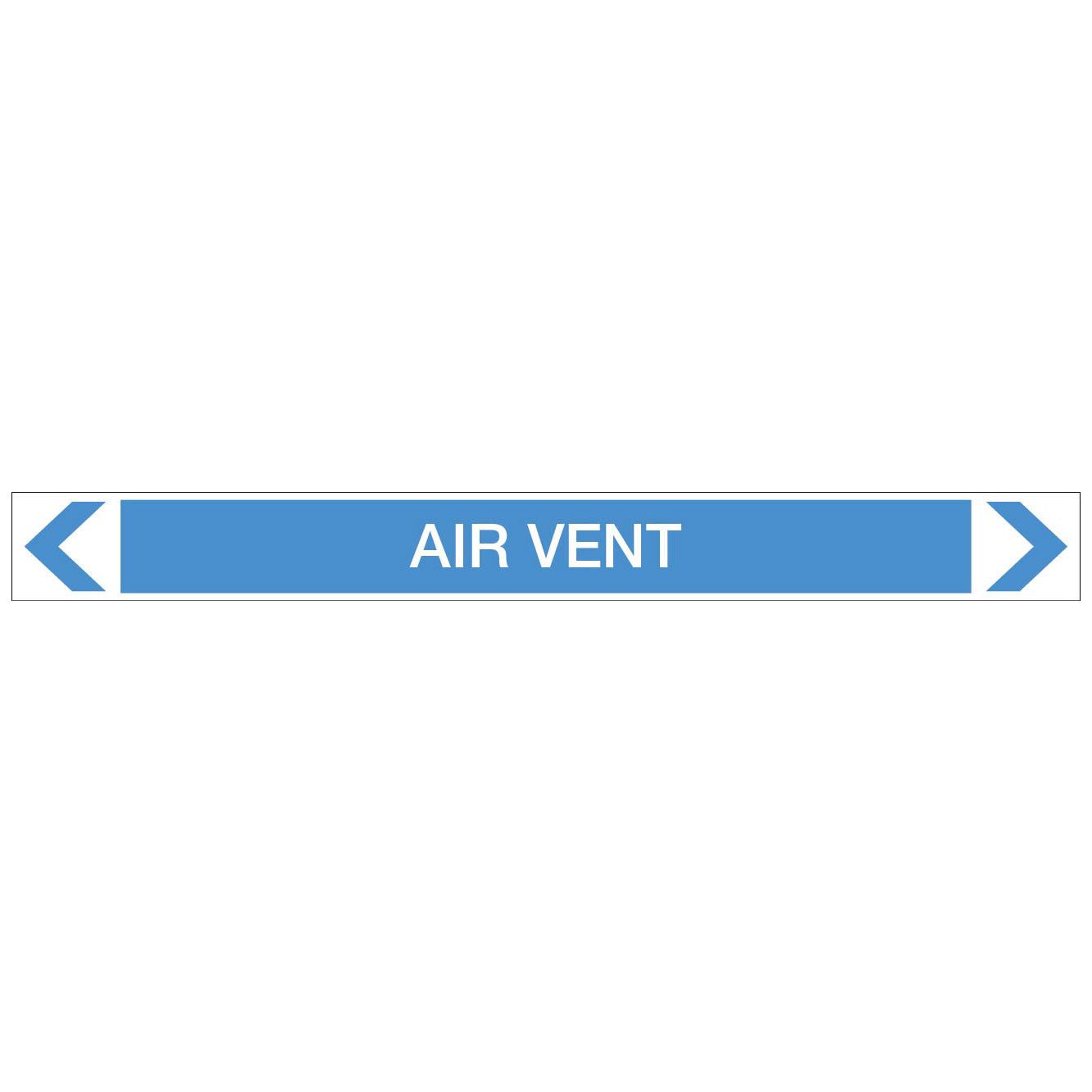 Air - Air Vent - Pipe Marker Sticker - New Signs