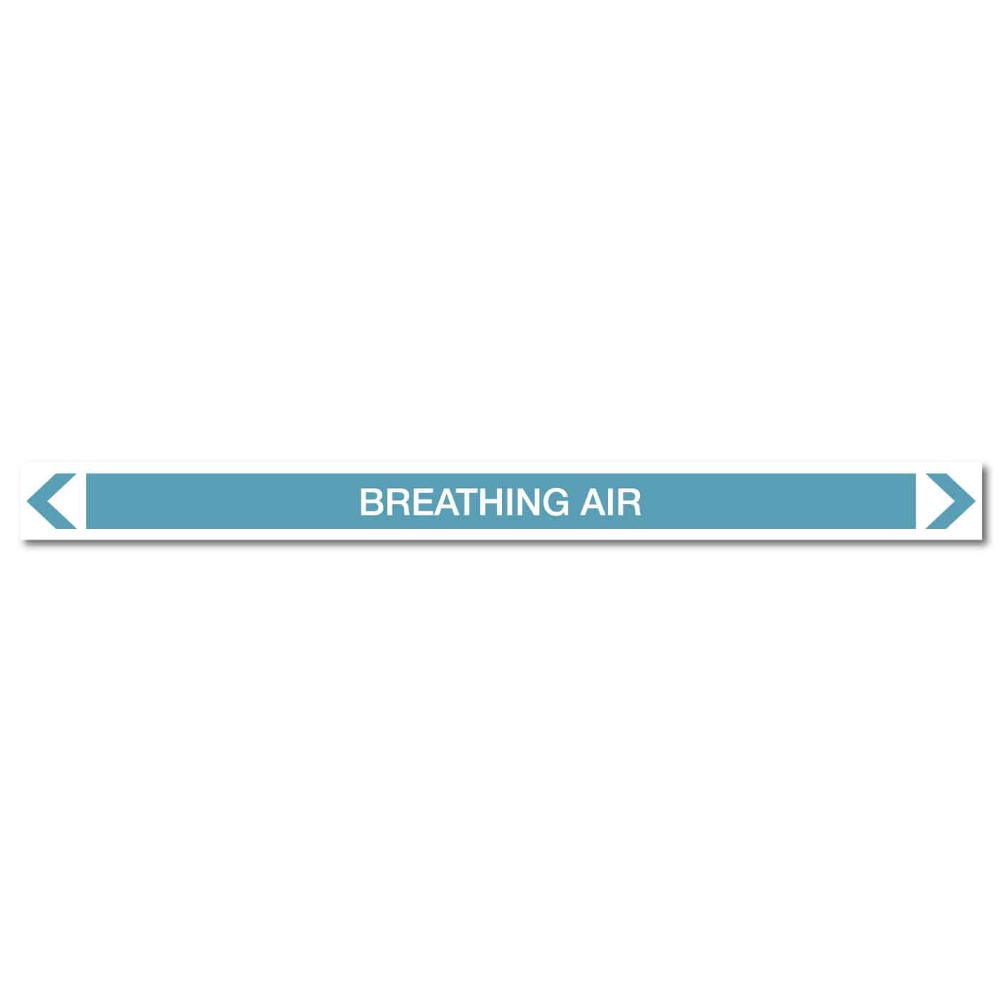 Air - Breathing Air - Pipe Marker Sticker - New Signs