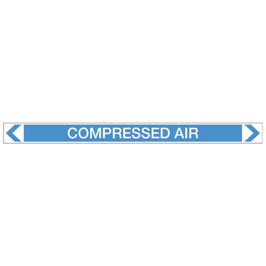 Air - Compressed Air - Pipe Marker Sticker - New Signs