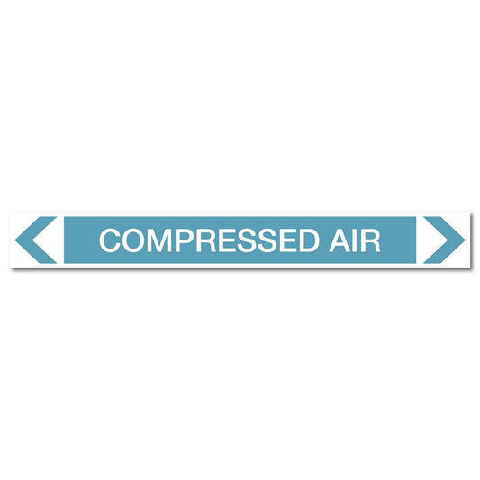 Air - Compressed Air - Pipe Marker Sticker - New Signs