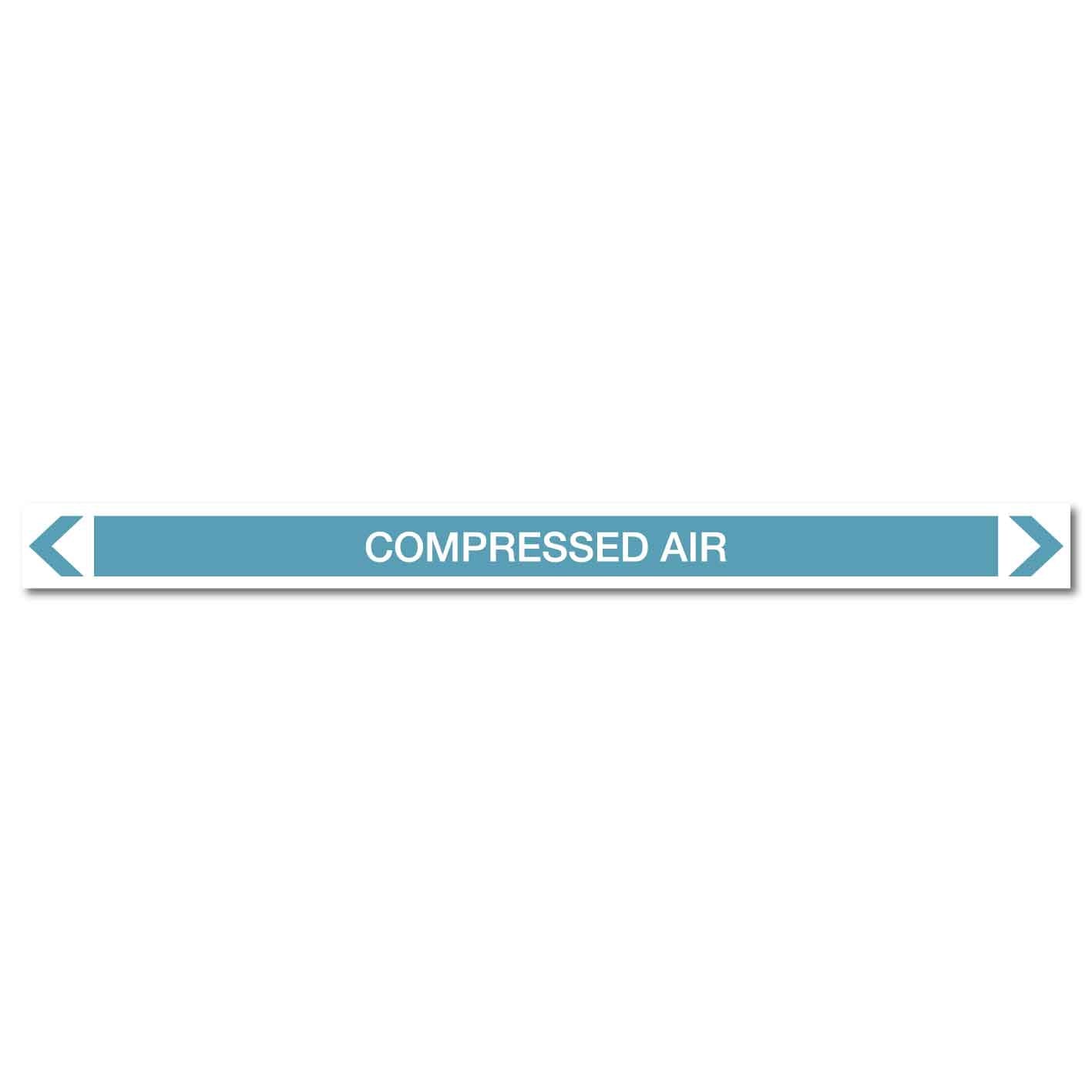 Air - Compressed Air - Pipe Marker Sticker - New Signs