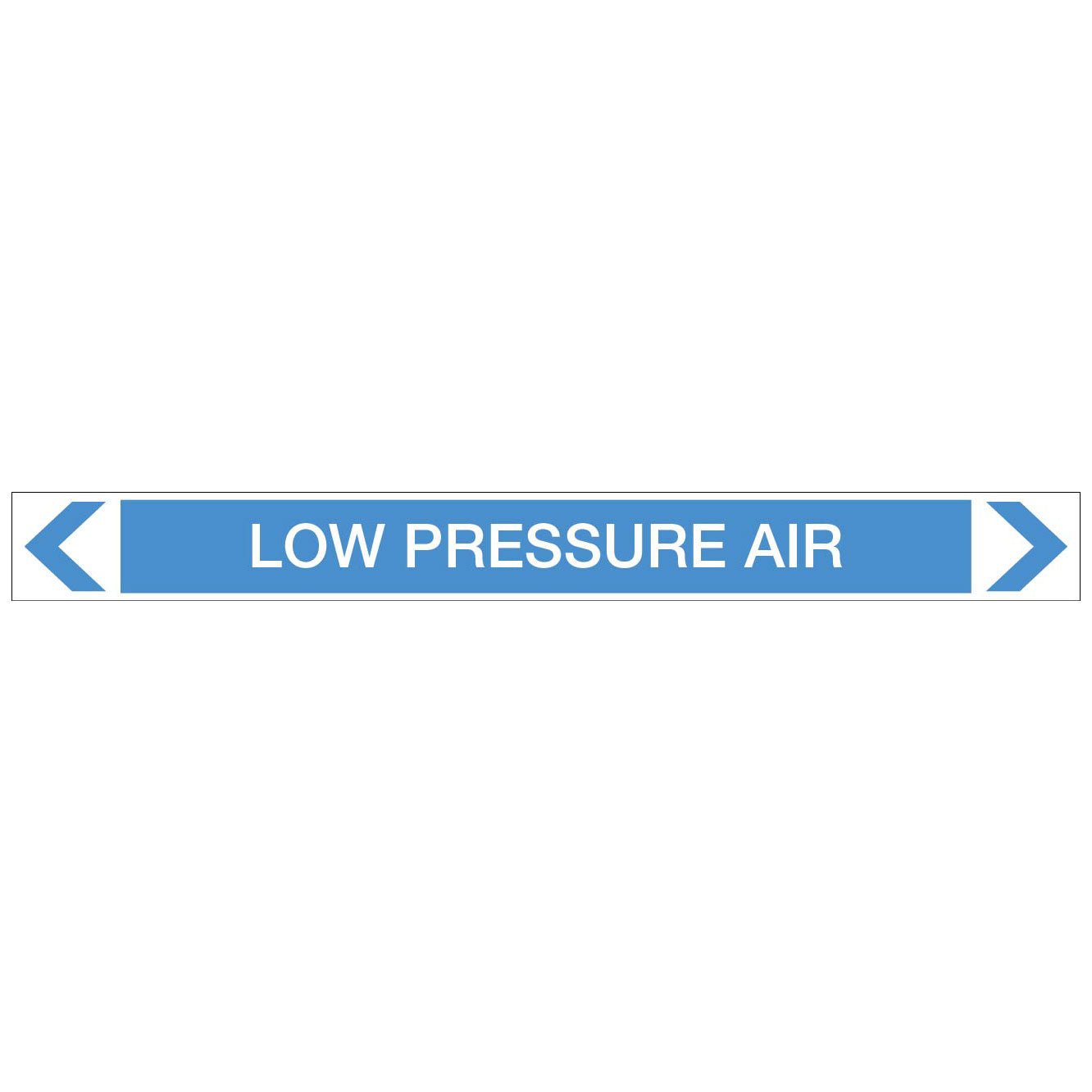 Air - Low Pressure Air - Pipe Marker Sticker - New Signs