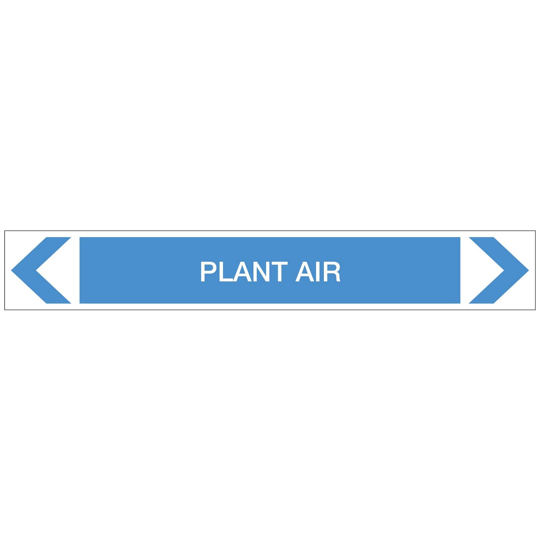 Air - Plant Air - Pipe Marker Sticker - New Signs
