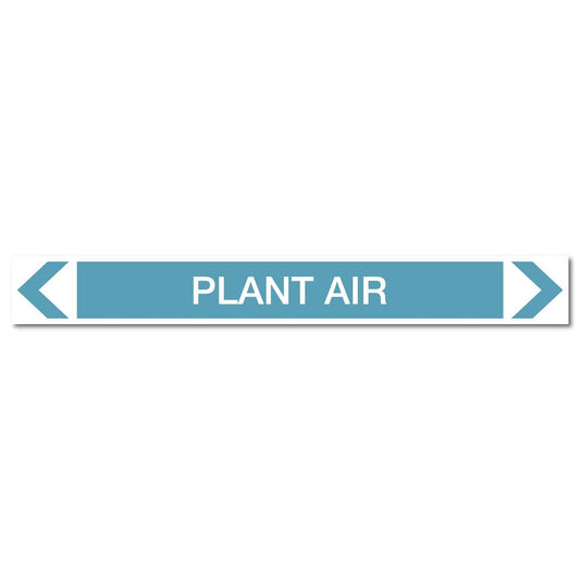 Air - Plant Air - Pipe Marker Sticker - New Signs