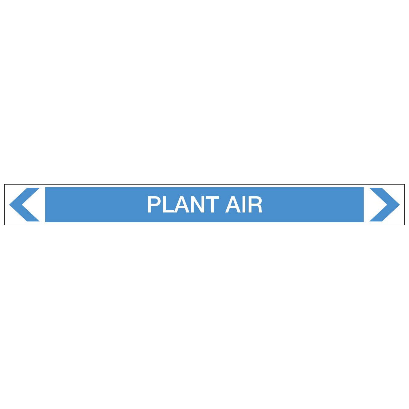 Air - Plant Air - Pipe Marker Sticker - New Signs