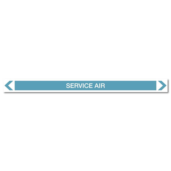 Air Rite Service Sticker Sticker Air - Service Air - Pipe Marker Sticker – New Signs