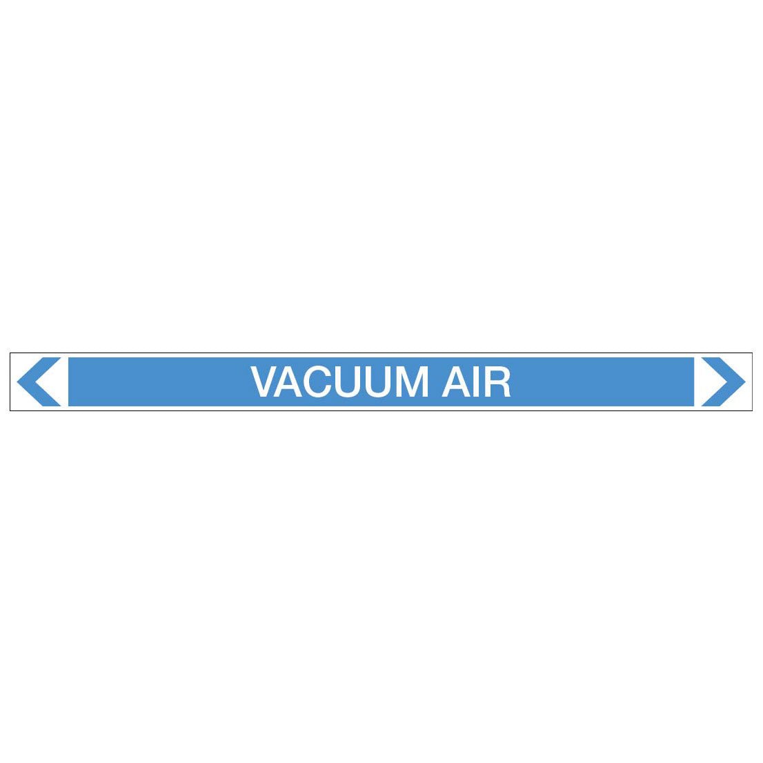 Air - Vacuum Air - Pipe Marker Sticker - New Signs