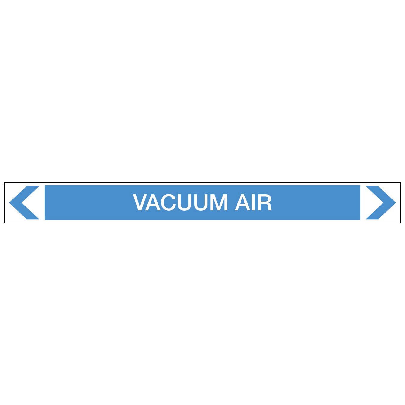 Air - Vacuum Air - Pipe Marker Sticker - New Signs