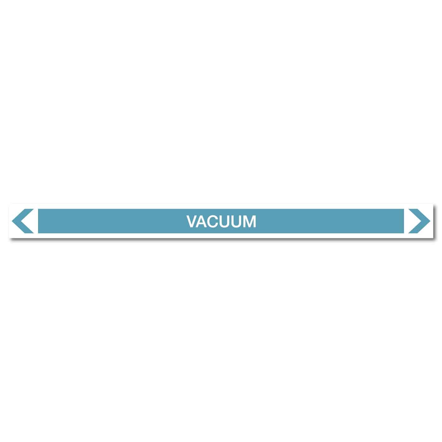 Air - Vacuum - Pipe Marker Sticker - New Signs