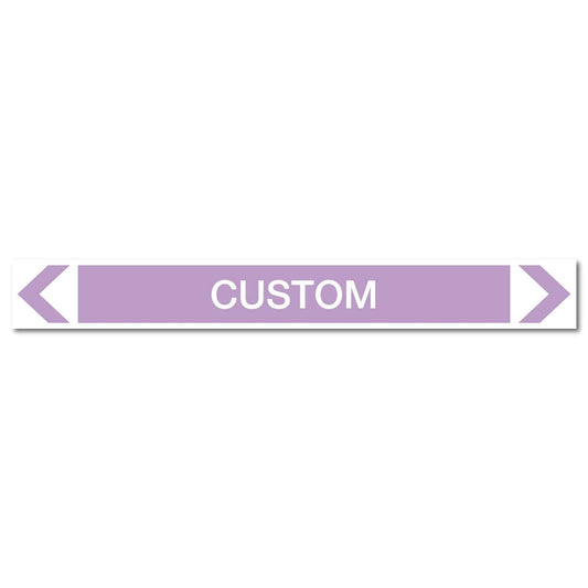 Alkalis Acids - Custom - Pipe Marker Sticker - New Signs