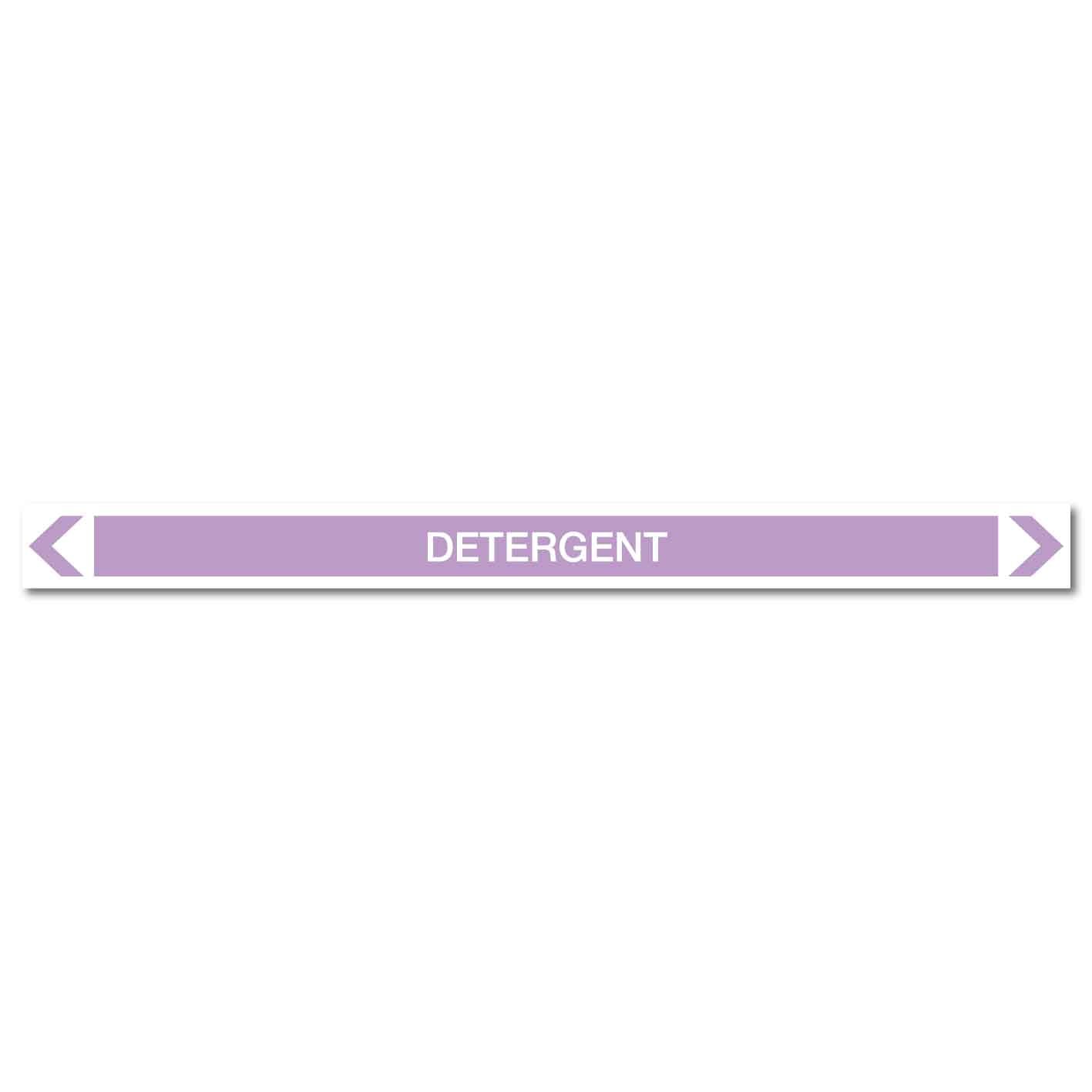 Alkalis / Acids - Detergent - Pipe Marker Sticker - New Signs