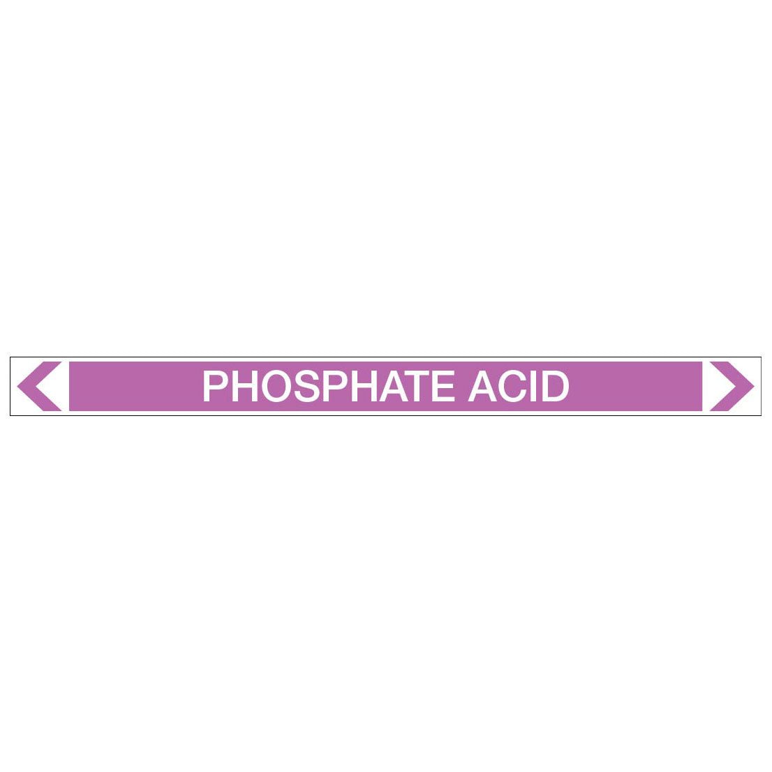Alkalis / Acids - Phosphate Acid - Pipe Marker Sticker - New Signs