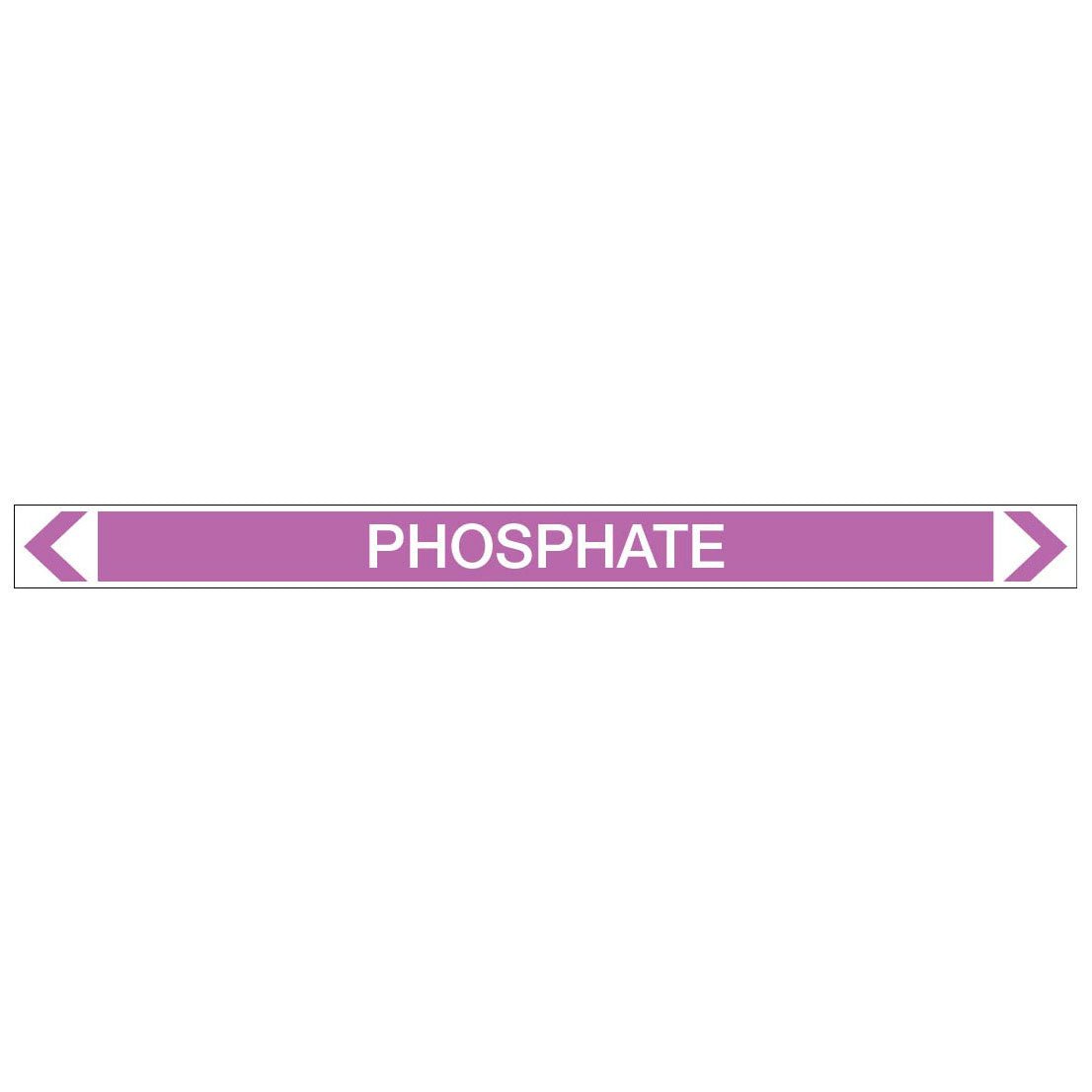 Alkalis / Acids - Phosphate - Pipe Marker Sticker - New Signs