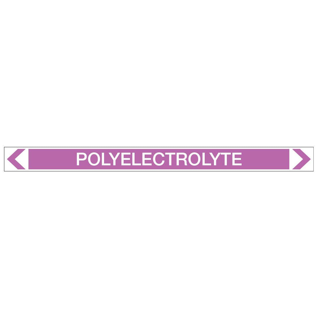 Alkalis / Acids - Polyelectrolyte - Pipe Marker Sticker - New Signs